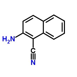 1-Naphthalenecarbonitrile,2-amino-(9ci) Structure,7066-13-9Structure