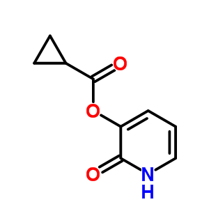 環(huán)丙烷羧酸, 1,2-二氫-2-氧代-3-吡啶酯結構式_71847-92-2結構式