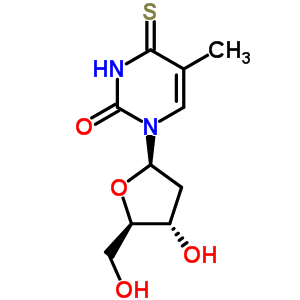 4-ThiothymidineStructure,7236-57-9Structure 4-Thiothymidine Structure,7236-57-9Structure
