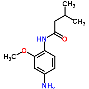 N-(4-氨基-2-甲氧基苯基)-3-甲基丁酰胺結(jié)構(gòu)式_760204-87-3結(jié)構(gòu)式