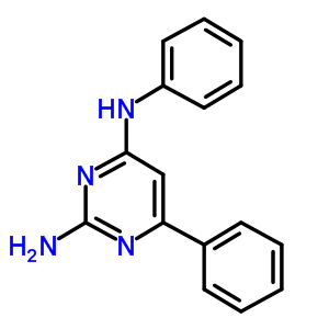 N4,6-二苯基嘧啶-2,4-二胺結(jié)構(gòu)式_76369-29-4結(jié)構(gòu)式