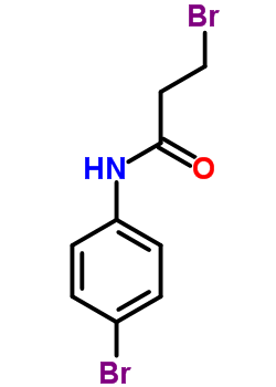 N1-(4-溴苯基)-3-溴丙酰胺結(jié)構(gòu)式_7661-10-1結(jié)構(gòu)式