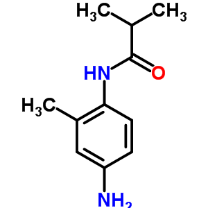 N-(4-氨基-2-甲基苯基)-2-甲基丙酰胺結(jié)構(gòu)式_766533-80-6結(jié)構(gòu)式