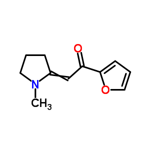 Ethanone,1-(2-furanyl)-2-(1-methyl-2-pyrrolidinylidene)-Structure,82071-15-6Structure Ethanone,1-(2-furanyl)-2-(1-methyl-2-pyrrolidinylidene)- Structure,82071-15-6Structure