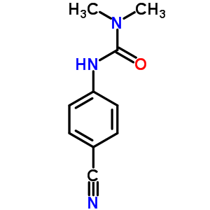 N-(4-氰基苯基)-N,N-二甲基脲結(jié)構(gòu)式_82261-41-4結(jié)構(gòu)式