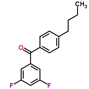 4-N-丁基-3,5-二氟苯甲酮結(jié)構(gòu)式_844885-13-8結(jié)構(gòu)式