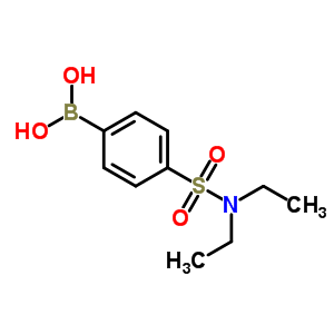 4-(N,N-二乙基磺胺苯基)硼酸結(jié)構(gòu)式_850568-76-2結(jié)構(gòu)式