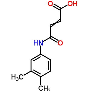 N-(3,4-二甲基苯基)馬來(lái)酰胺酸結(jié)構(gòu)式_85843-38-5結(jié)構(gòu)式