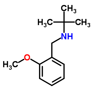 N-(2-甲氧基芐基)叔丁基胺結(jié)構(gòu)式_869942-68-7結(jié)構(gòu)式