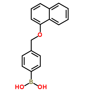 4-((1-萘氧基)甲基)苯硼酸結(jié)構(gòu)式_871125-78-9結(jié)構(gòu)式