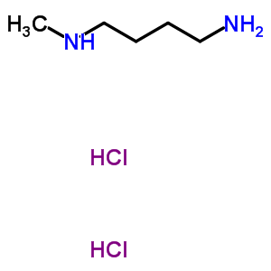 N-甲基丁烷-1,4-二胺,雙鹽酸鹽結(jié)構(gòu)式_89690-09-5結(jié)構(gòu)式