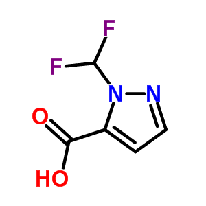 1-(Difluoromethyl)-1H-pyrazole-5-carboxylic acid Structure,925199-97-9Structure