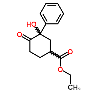3-羥基-4-氧代-3-苯基環(huán)己烷羧酸乙酯結構式_92582-06-4結構式