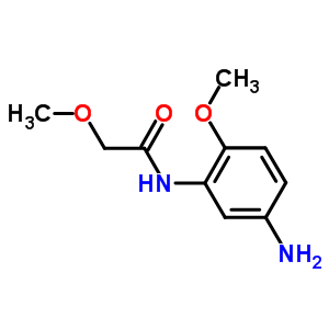 N-(5-氨基-2-甲氧基苯基)-2-甲氧基乙酰胺結(jié)構(gòu)式_926194-19-6結(jié)構(gòu)式