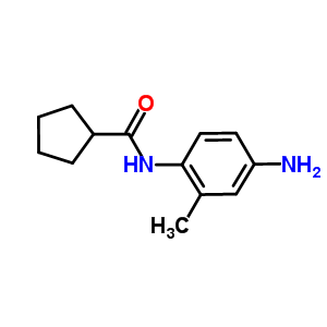 N-(4-氨基-2-甲基苯基)環(huán)戊烷羧酰胺結(jié)構(gòu)式_926227-21-6結(jié)構(gòu)式