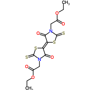 2-[(5e)-5-[3-(乙氧基羰基甲基)-4-氧代-2-磺酰基-噻唑啉-5-基]-4-氧代-2-磺?；?噻唑啉-3-基]乙酸乙酯結(jié)構(gòu)式_93719-13-2結(jié)構(gòu)式